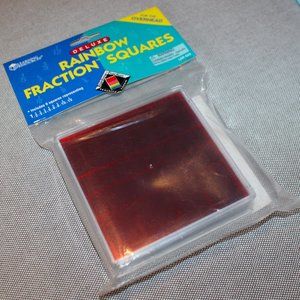 FREE*❤️new Deluxe Rainbow Fraction Squares For The Overhead Learning Resources